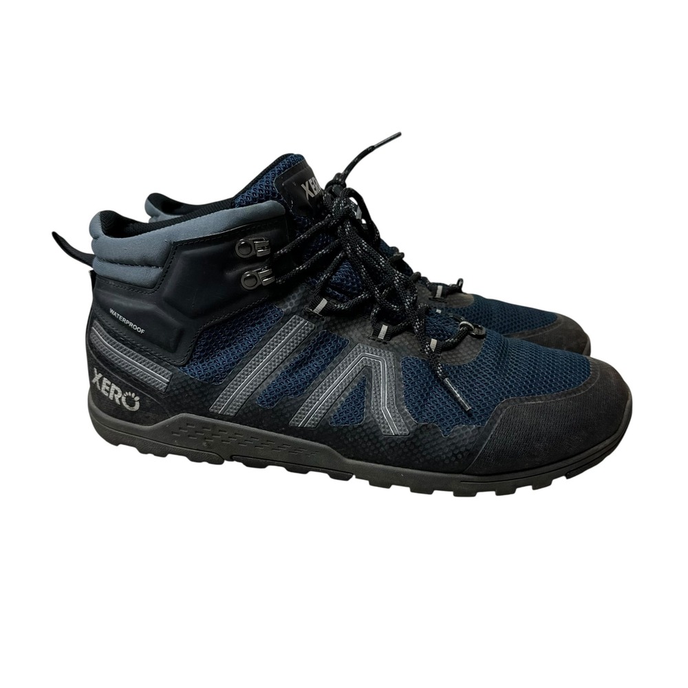 Xero Xcursion Fusion Shoes Men 13 Blue Black Waterproof Barefoot Minimalist Boot